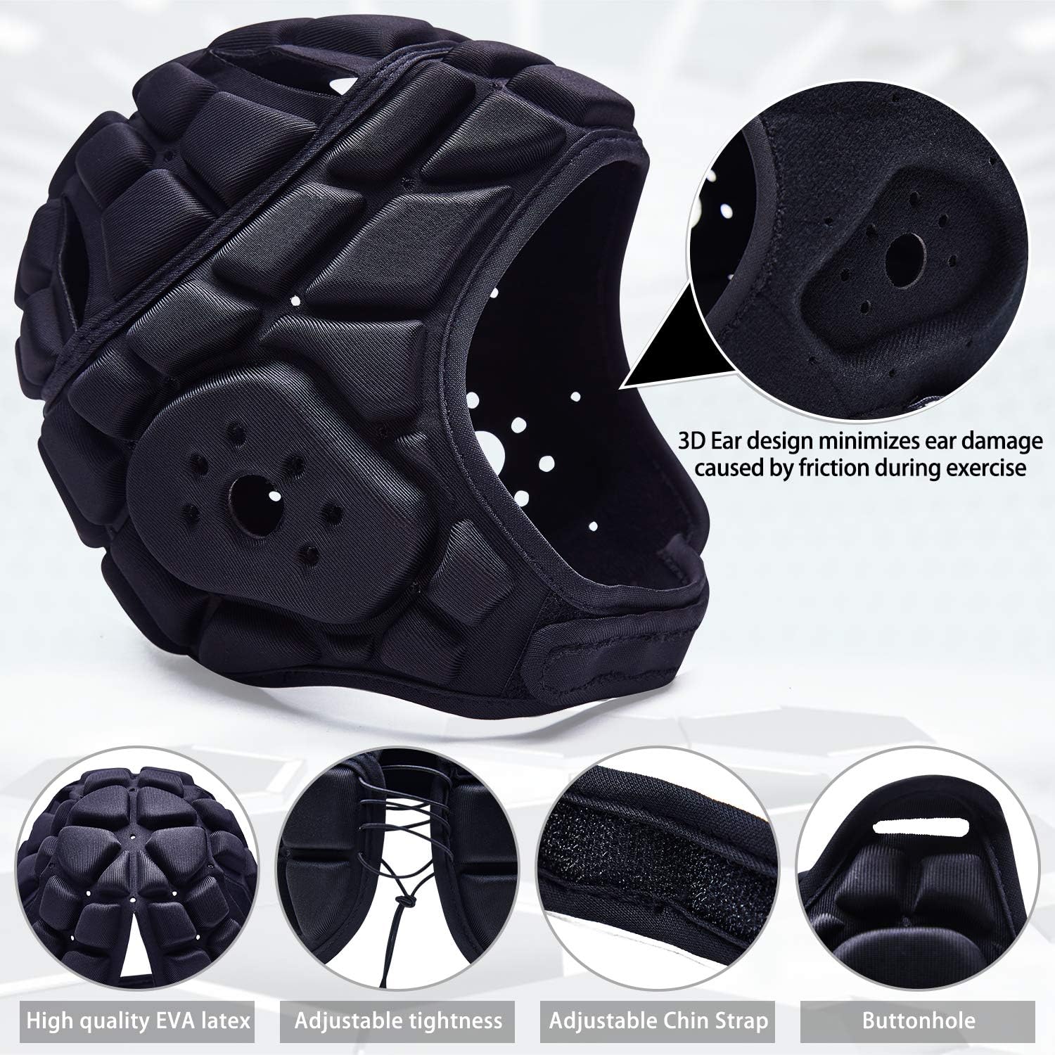 Legendfit Soft Padded Headgear Headguard for Kids Youth Rugby 7v7 Flag Football Skateboard Protective Helmet Adjustable Soccer Goalie Head Protection : Sports & Outdoors