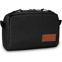 KENOBEE EDC Belt Pouch for Men Women, Black, 7.6 inches (L) x 5.2