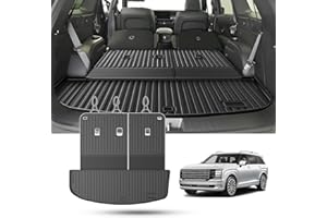 Cartist Trunk Mat & Backrest Mat for Hyundai Palisade 2026,All Weather Rear Seat Back Cover Cargo Mat for Palisade Accessorie