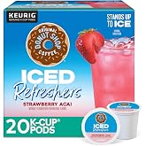 Original Donut Shop Strawberry Acai Iced Refresher, K-Cup Pods, 20 Count