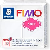 STAEDTLER 8020-0 FIMO Soft Oven-Hardening Polymer Clay White 57g Block
