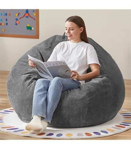 Yogibo Max 6-Foot Beanbag Chair, Bean Bag Couch with a Washable