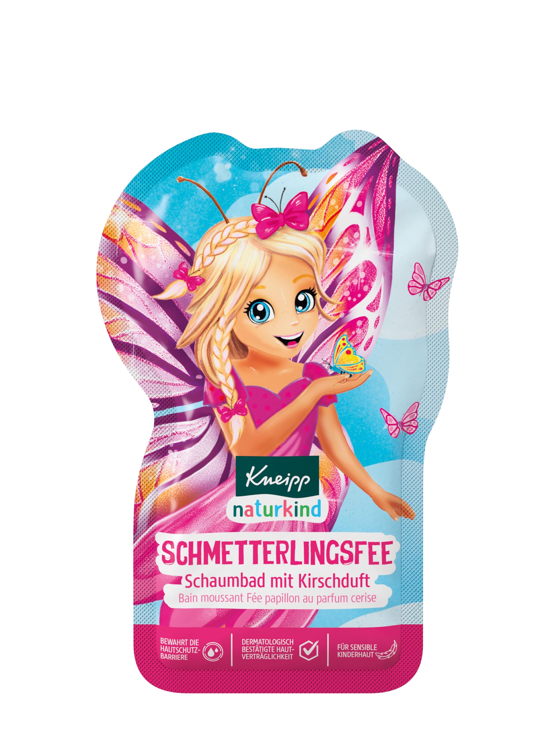 Kneipp naturkind Schmetterlingsfee Schaumbad - Badezusatz mit Kirschduft - Für sensible Kinderhaut - 40ml 4