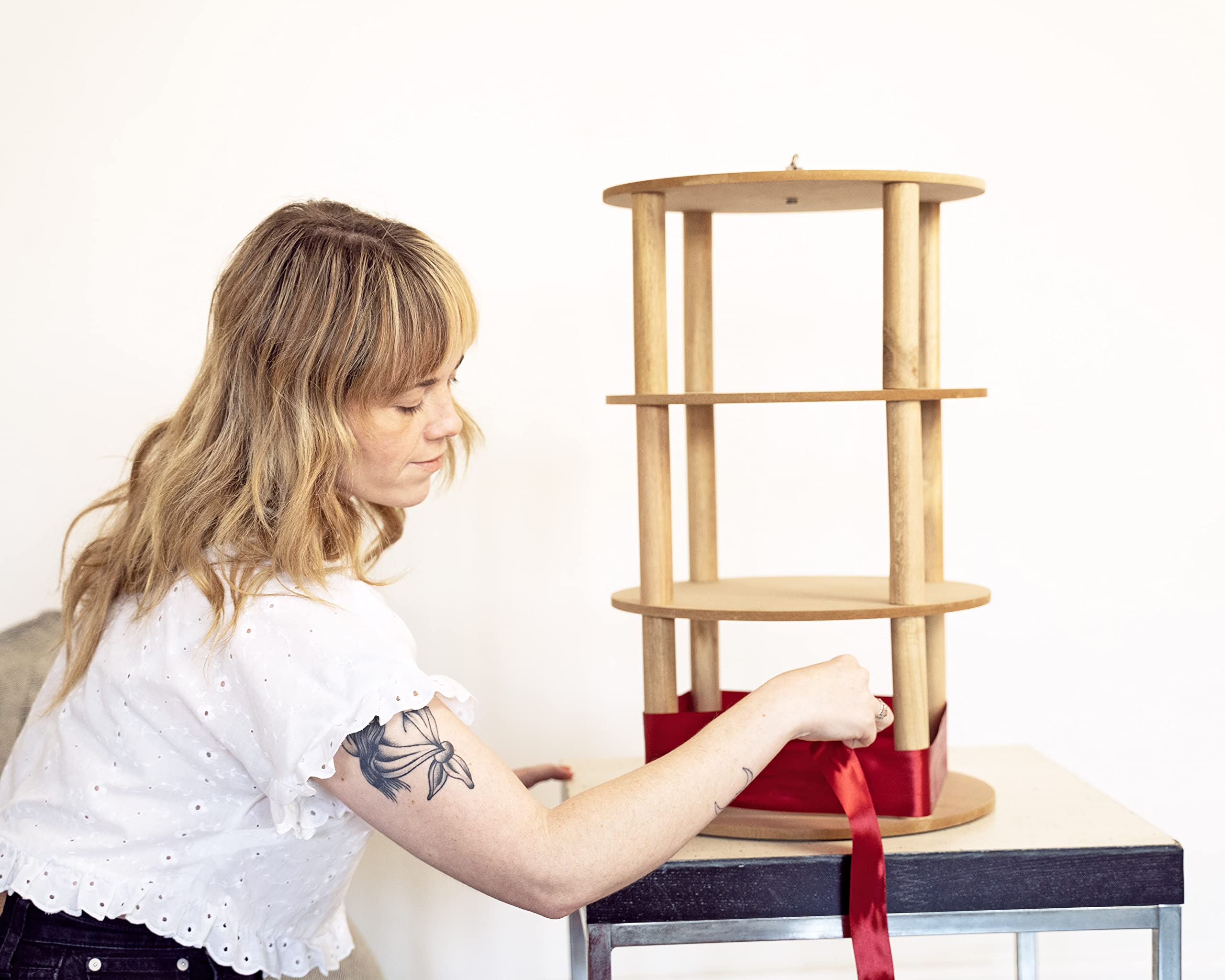 Birdie Designs Spinata - Spinning Pinata with Pull-String Option and Pinata Bolo, Reusable Pinata for Gender Reveal Parties and Fun Indoor/Outdoor Entertainment, Ideal for Kids and Adults Spin01