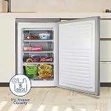 Igenix IG355X Freestanding Under Counter Freezer 91 Litre 55 cm Inox view 4