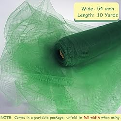 Tulle Fabric Rolls, 54 Inch by 10 Yards