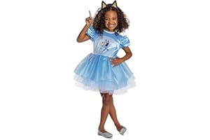 DISGUISE Bluey Dress Costume for Kids, Offial Bluey Classic Toddler Costume Outfit