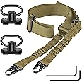 CVLIFE Rifle Sling Two Point Sling Adjustable Length Gun Sling for Rifle with 2 Pack Sling Swivel for M-Rail