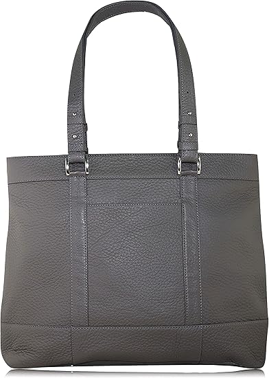 Amazon Co Jp Eredita エレディータ イタリアンレザー ビジネスバッグ ビジネストートバッグ トートバッグ 本革 自立 メンズ Btb04 グレー シューズ バッグ