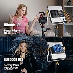Neewer 2 Packs Dimmable Bi Color 480 LED Video