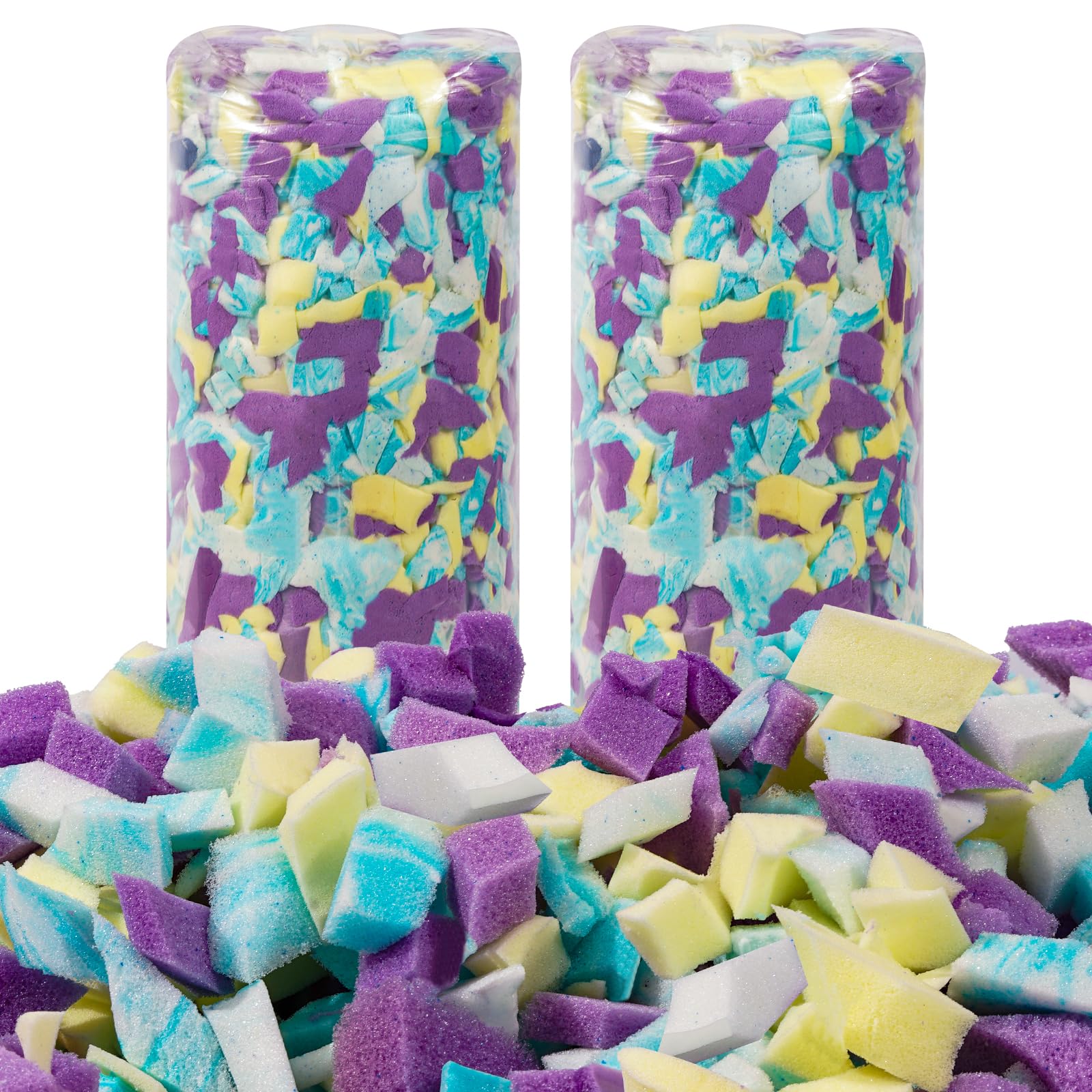 Photo 1 of Eleven Artisan 10 Pounds Shredded Memory Foam Bean Bag Chair Filler for Dog Bed/Boxing Bag/Sofa Cushion, Bean Bag Filler/Various Pillows/Plush Toys Handmade DIY, Craft Supplement.