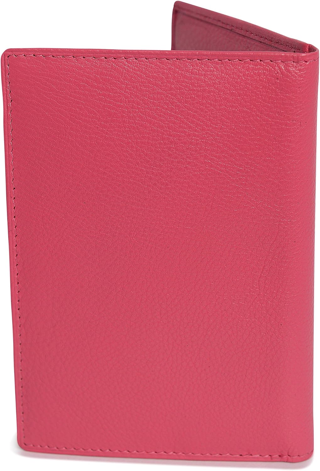 SADDLER "Harper Women's Luxurious Real Leather Passport Holder, Fuchsia - Image 5