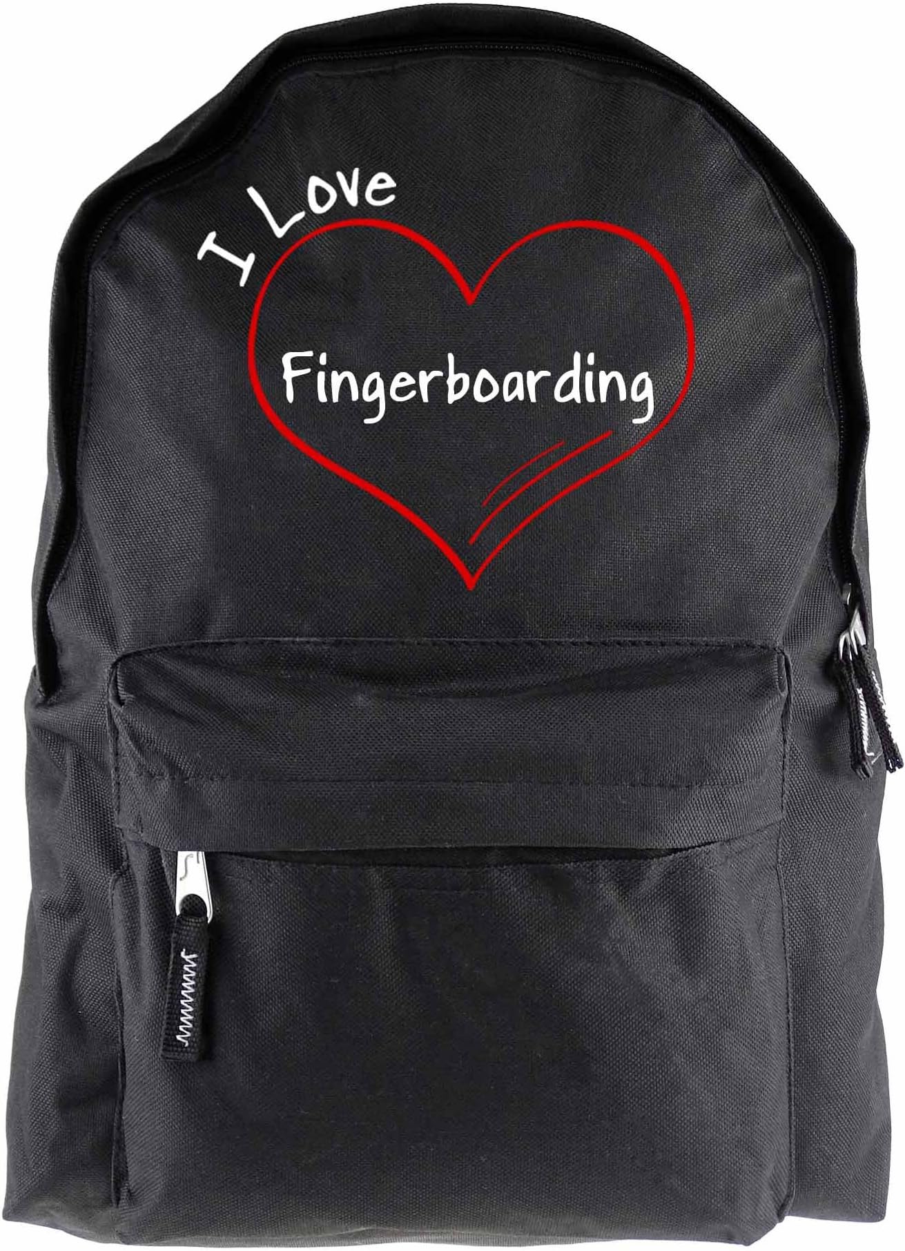 Rucksack Modern I Love Fingerboarding Black