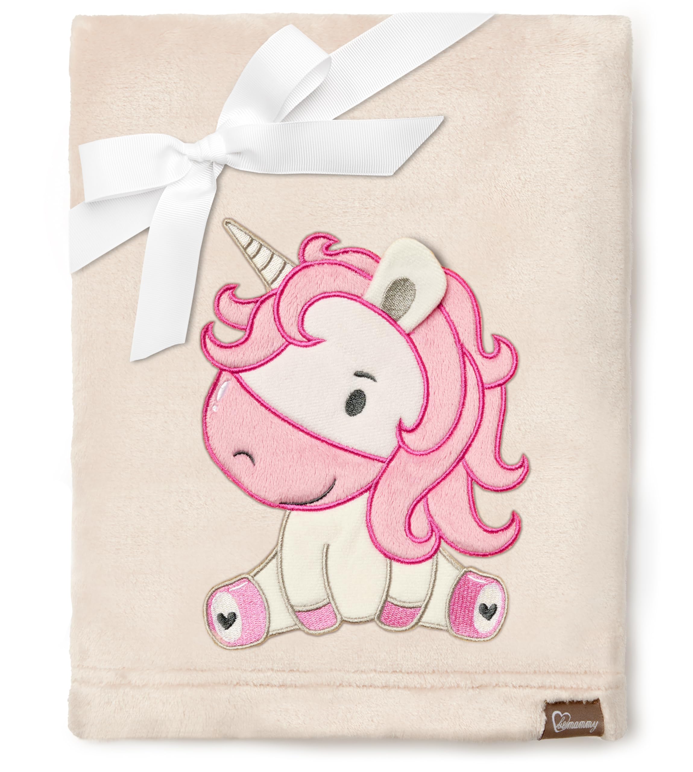 Be Mammy Warm Children Baby Cosy Blanket Baby Gift BE20-168 (Beige - Unicorn)