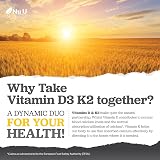Nu U Nutrition Vitamin D3 4000 IU and K2 MK7 100µg 150 Capsules UK Made view 7