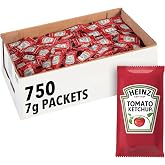 Heinz Tomato Ketchup, 750 Single Serve Packets, 7 g | America&rsquo;s Favorite Ketchup, No Artificial Sweeteners, No High Fructose Corn Syrup, All Natural Ingredients