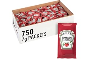 Heinz Ketchup Single Serve Packet (0.25 oz Packets, Pack of 750)