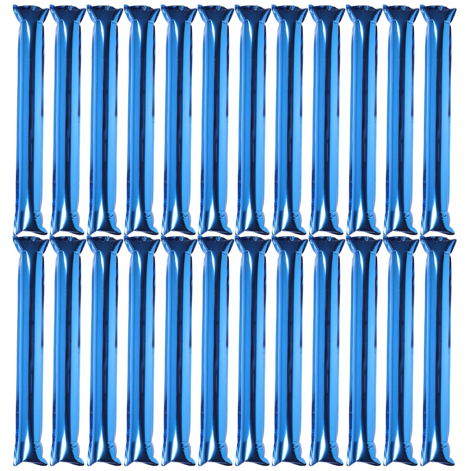 jojofuny Boom Sticks Bulk Toy Toys Bulk 24Pcs Sticks Inflatable Bam Cheering for Basketball Football Game Party Sports Team (Blue) Inflatables Balloons