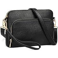 K·LORD Women's Vegan Leather Crossbody Bag - Small Shoulder Purse With Wide Adjustable Strap - View #4
