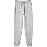 Nautica Girls' Fleece Sweatpants, Functional Pockets, Elastic Waistband & Drawstring Closure