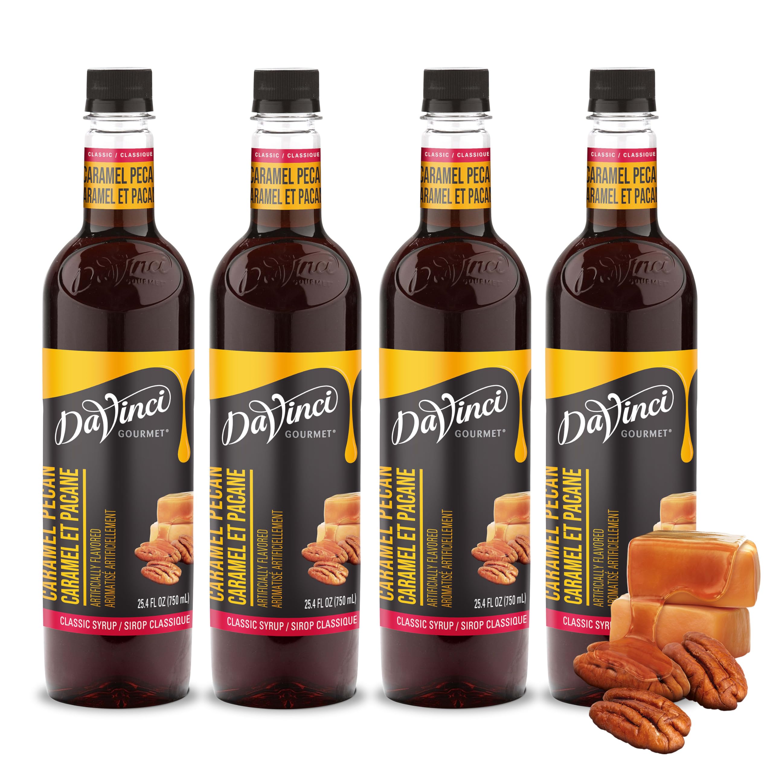 DaVinci Gourmet Classic Caramel Pecan Syrup, 25.4