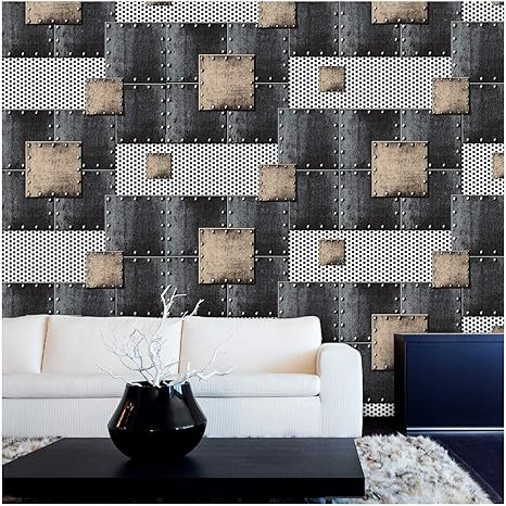 Amazon ダマスク壁紙 Wallpaper 8 X 31 1ft ブルー 壁紙