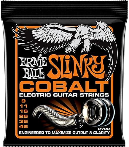 Amazon.com: Ernie Ball Hybrid Slinky Coated Titanium Electric