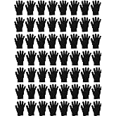 SATINIOR 60 Pairs Touchscreen Winter Gloves Bulk Stretchy Knitted Texting Gloves for Men Women