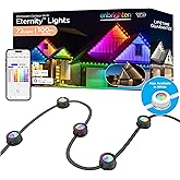 Enbrighten Vibe Eternity Permanent Outdoor Lights for House, 100 Feet, 72 RGBWIC LEDs, Close Spacing, 33lm, Color Changing, C