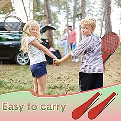 Chitidr 12 Pack Badminton Rackets Set Including
