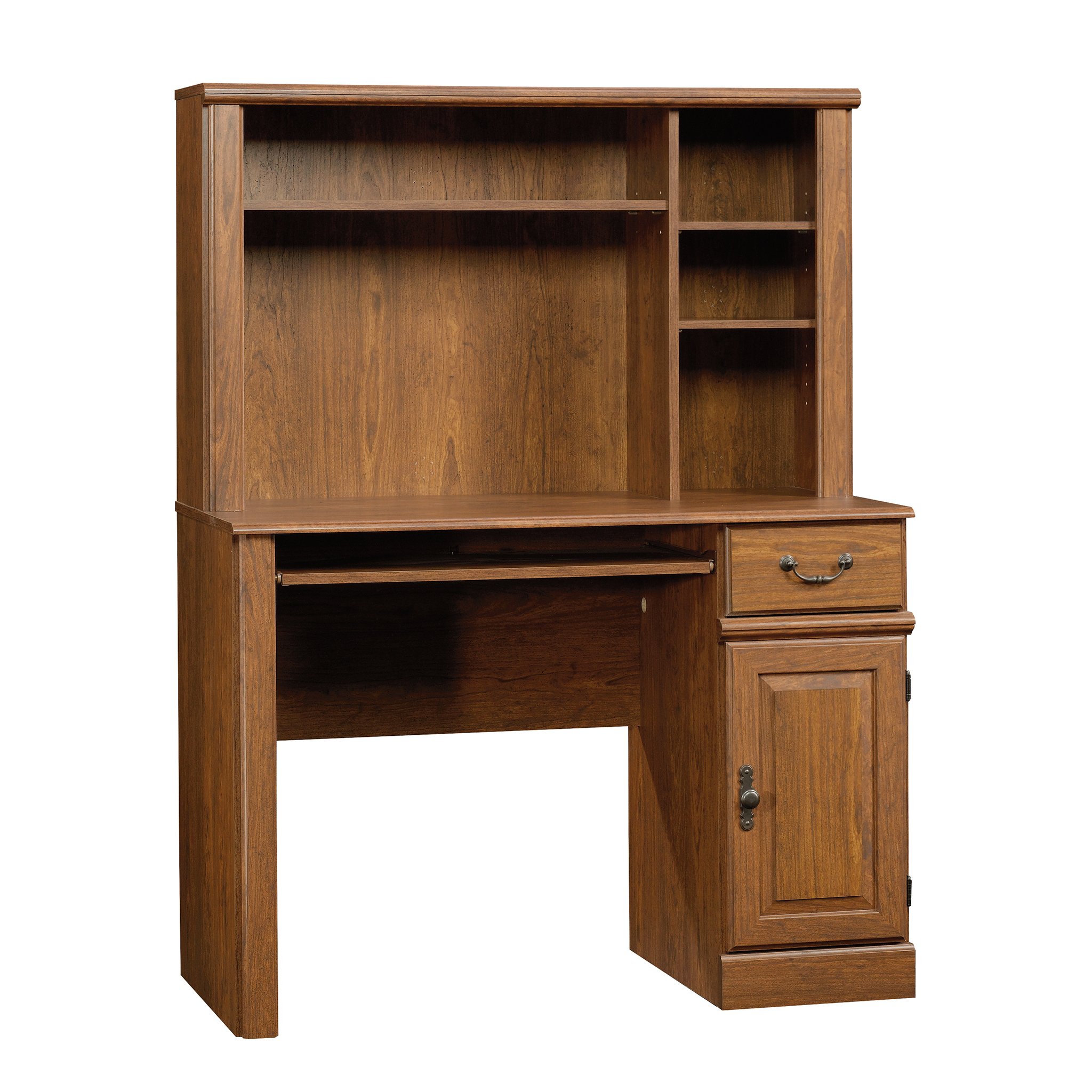 Sauder 418649 Hutch Desk, 42.598" L x 19.449" W x 56.299" H, Milled