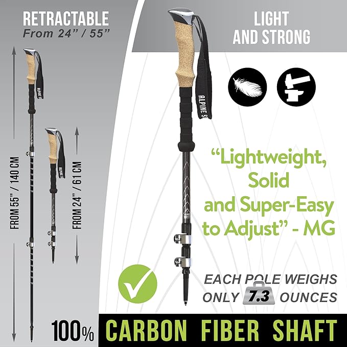 element equipment carbon 3000 trekking poles