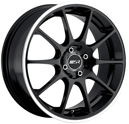 Eagle Alloys 166 Black Wheel (17x7"/4x100mm) Automotive