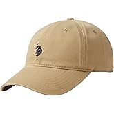U.S. Polo Assn. Baseball Cap, 100% Cotton Adjustable Dad Hat with Small Pony Logo
