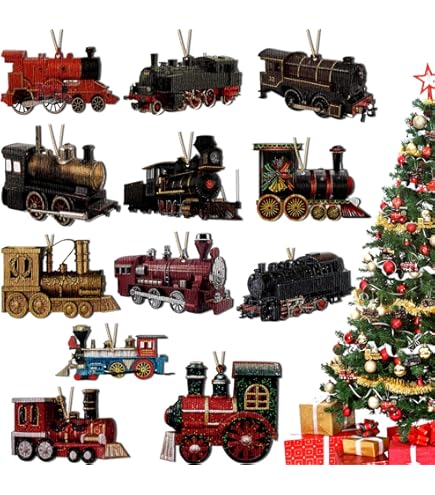 thumbnail image 2 of Customized Train Ornament | Custom Christmas Ornament | Custom 2 of 10