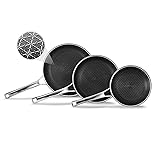 Non Stick Frying Pans Set, Hybrid Pans Set Nonstick