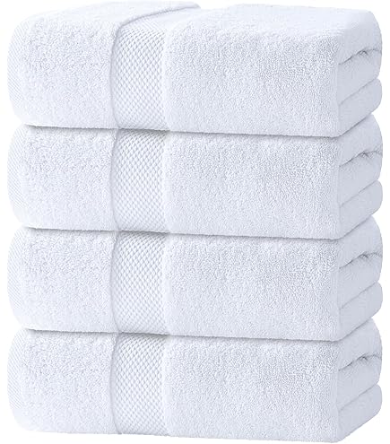 Serviettes De Bain Luxe Platinum Collection – 100% Coton Ringspun, Drap De Bain, Beige