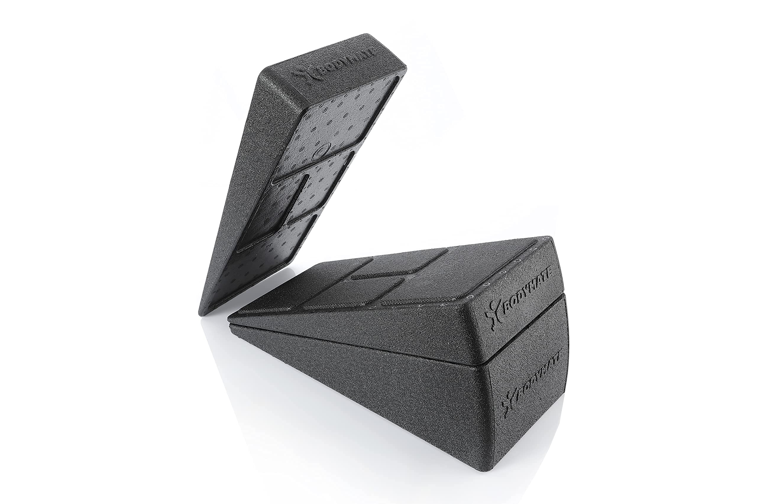 BODYMATE Set of 3 Calf Stretchers, Knee Wedge, Slant Board, Mobilisation Wedge for Stretching, Leg Extender