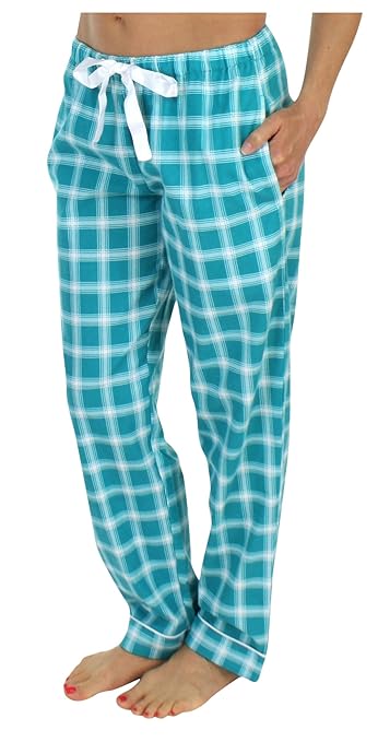 PajamaMania Schlafanzughose für Damen aus Flanell Pyjamahose Nachtwäsche