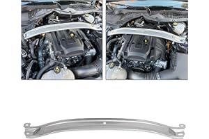 ECOTRIC Front Upper Strut Tower Brace Compatible With 2015-2023 Ford Mustang GT & I4 Ecoboost - Replacement For FR3Z-16A1200-A GR3Z-16A200-A FR3Z-16A200-D