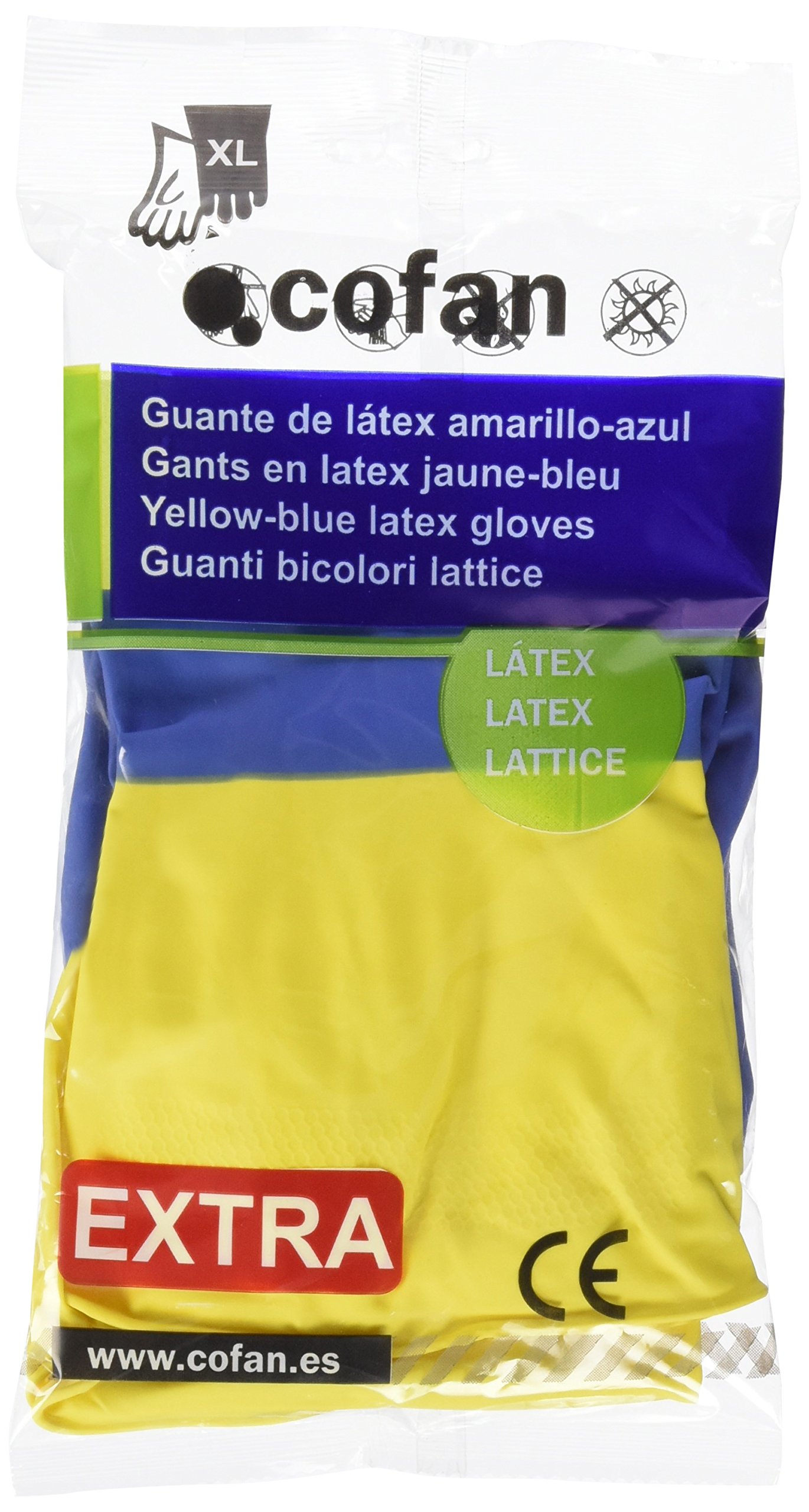 CoFan 11000169 – 10-XL – Pack of 12 Gloves (Latex)