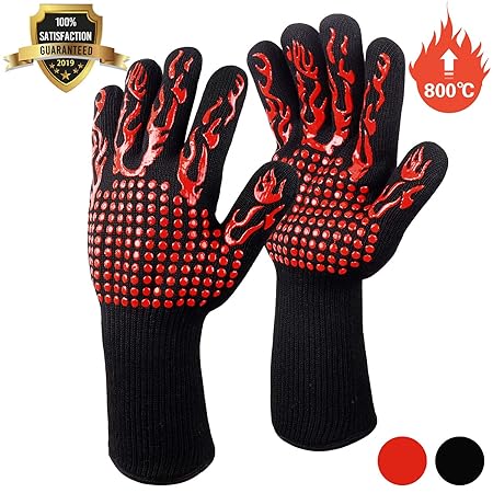 Fesoar Guantes de Barbacoa,Guantes para Horno,Guantes de Cocina ...