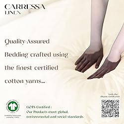 Carressa Linen 100% Organic Cotton Sheet Set Twin