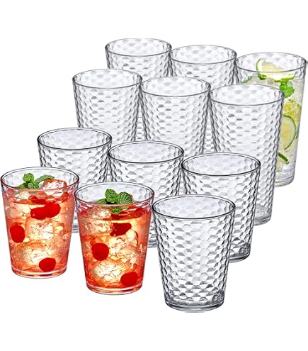 Amazon.com | Fineline Settings Savviserve Clear 8 oz Hard Plastic Tumbler,  500 Pieces: Tumblers & Water Glasses