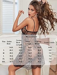 Avidlove Lace Lingerie for Women Sexy Sheer Bridal