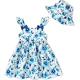 DeeFant Baby Girl Dress Newborn Girls Summer Boho Dresses Infant Sleeveless Flower Sundress Todddler Baby Clothes