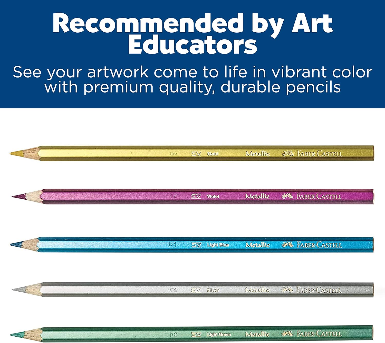 Faber-Castell - Metallic Colored EcoPencils School Pack - Premium Art Supplies For Kids (20 Sets of 12 Colors): Toys & Games