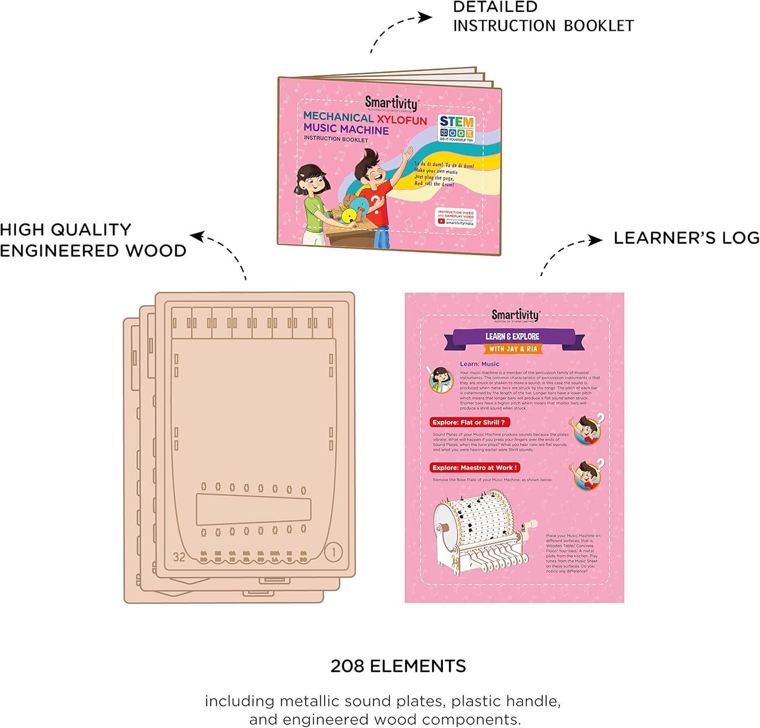 smartivity mechanical xylofun music fun