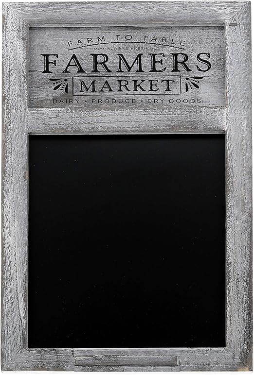 Amazon Com Barnyard Designs Rustic Farmers Market Chalkboard Sign