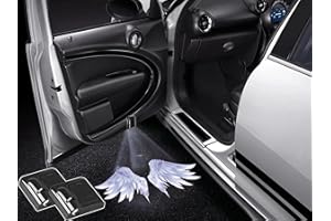 NewL 2 Pcs Led Car Door Welcome Light for Angel Wings Logo Symbol Projector Lights Ghost Shadow Light